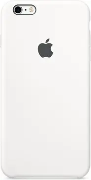 Apple silicone case for iPhone 6s Plus white