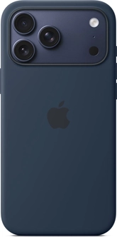 Apple silicone case with MagSafe для iPhone 17 Pro Max mitternacht