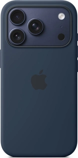 Apple silicone case with MagSafe для iPhone 17 Pro mitternacht
