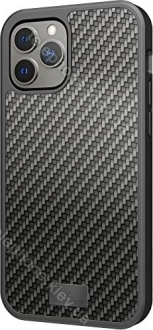 Black Rock Protective case Real carbon for Apple iPhone 13 Pro Max black 