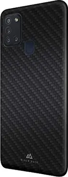 Black Rock Ultra Thin Iced case Flex carbon for Samsung Galaxy A21s black