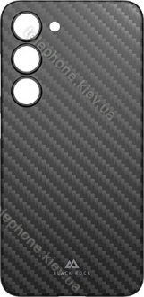 Black Rock Ultra Thin Iced case Flex carbon for Samsung Galaxy S23 black 