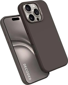 Decoded AntiMicrobial Silicone Back Cover для Apple iPhone 16 Pro Max phantom черный