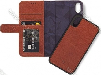 Decoded Detachable wallet for Apple iPhone XS Max brown 