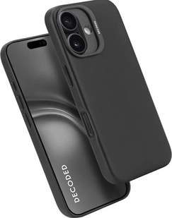 Decoded Leather Back Cover для Apple iPhone 16 Plus черный