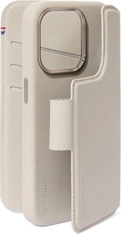 Decoded Leather Detachable wallet MagSafe для Apple iPhone 15 Pro Clay