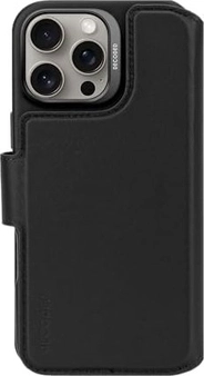Decoded Leather Detachable wallet case для Apple iPhone 16 Pro Max черный