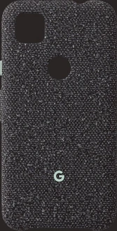 Google fabric Back Cover для pixel 4a Basically черный
