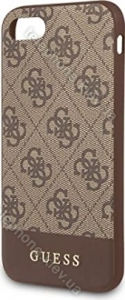 Guess Hard Cover Glitter 4G for Apple iPhone SE (2020) brown 