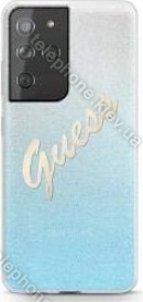 Guess Hard Cover Glitter Gradient Script for Samsung Galaxy S21 Ultra blue 