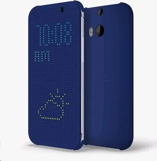 HTC HC-M100 Dot View case для One (M8) blue