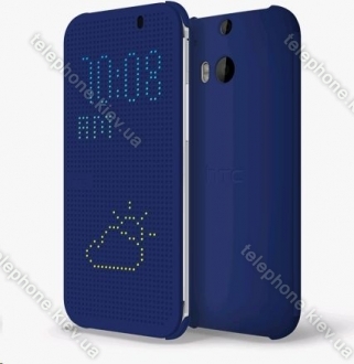 HTC HC-M100 Dot View case for One (M8) blue 