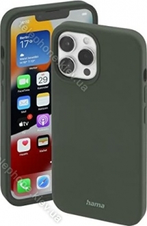Hama Cover MagCase Finest Feel Pro for Apple iPhone 13 Pro Max green 
