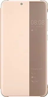 Huawei View Flip Cover для P20 pink