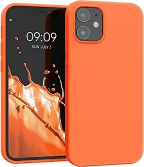 KWMobile TPU Silicone case для Apple iPhone 12 mini neonorange