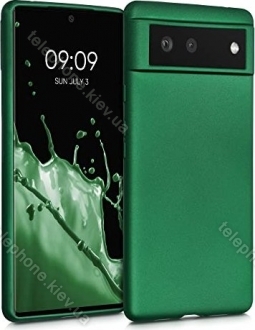 KWMobile TPU Silicone case for Google Pixel 6 dark green 