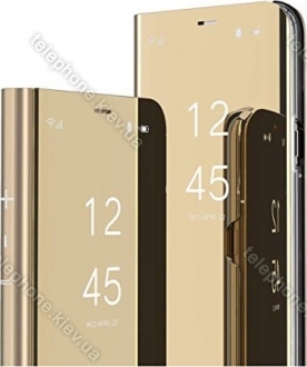 MRSTER clear View Standing Cover for Xiaomi Redmi Note 9 gold 