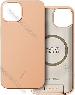 Native Union Clic Pop case for Apple iPhone 13 Peach 
