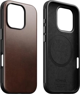 Nomad modern Horween Leather case для Apple iPhone 16 Pro Max Rustic коричневый