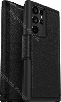 Otterbox Strada Folio (Non-Retail) for Samsung Galaxy S22 Ultra Shadow Black 