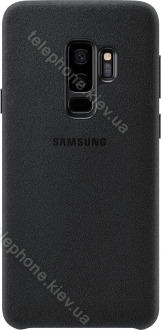 Samsung EF-XG965AB Alcantara Cover for Galaxy S9+ black 