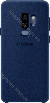 Samsung EF-XG965AL Alcantara Cover for Galaxy S9+ blue 