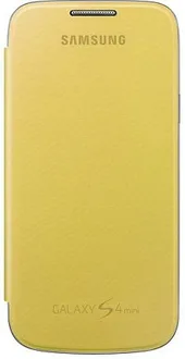 Samsung Flip Cover для Galaxy S4 mini yellow