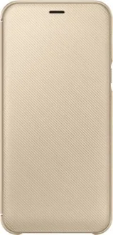 Samsung Flip wallet для Galaxy A6 (2018) gold