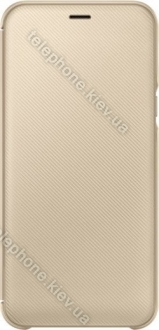 Samsung Flip wallet for Galaxy A6 (2018) gold 