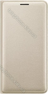 Samsung Flip wallet for Galaxy J3 gold 