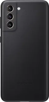 Samsung Leather Cover для Galaxy S21+ black