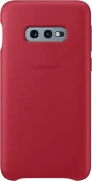 Samsung Leather Cover for Galaxy S10e red