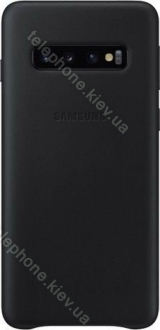 Samsung Leather Cover for Galaxy S10 black 