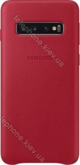 Samsung Leather Cover for Galaxy S10 red 