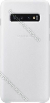 Samsung Leather Cover for Galaxy S10 white 