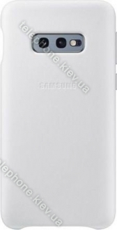 Samsung Leather Cover for Galaxy S10e white 