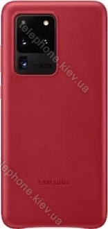 Samsung Leather Cover for Galaxy S20 Ultra red 