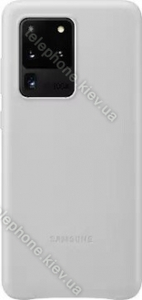 Samsung Leather Cover for Galaxy S20 Ultra light gray 