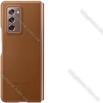 Samsung Leather Cover for Galaxy Z Fold 2 5G brown 