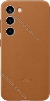 Samsung Leather case for Galaxy S23 Camel 