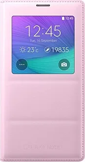 Samsung S-View Cover для Galaxy Note 4 pink