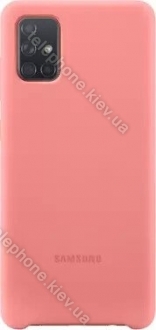 Samsung Silicone Cover for Galaxy A71 pink 
