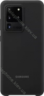 Samsung Silicone Cover for Galaxy S20 Ultra black 