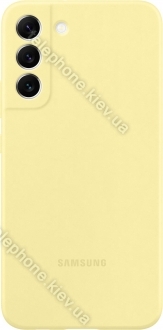Samsung Silicone Cover for Galaxy S22+ butter Yellow 