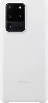 Samsung Silicone Cover для Galaxy S20 Ultra white