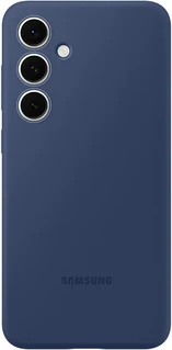 Samsung Silicone case для Galaxy S24 FE синий