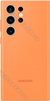 Samsung Silicone case for Galaxy S23 Ultra orange 