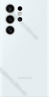 Samsung Silicone case for Galaxy S24 Ultra white 