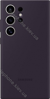 Samsung Silicone case for Galaxy S24 Ultra dark violet 