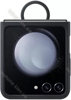 Samsung Silicone case with ring for Galaxy Z Flip 5 Indigo 
